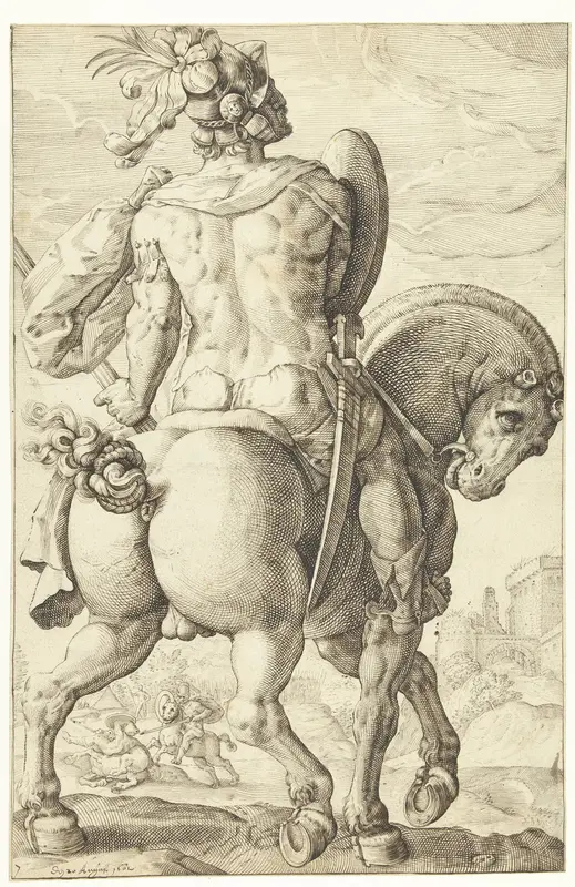 Titus Manlius Wall Art by Lucas van Haelwech - High-Resolution Digital Print