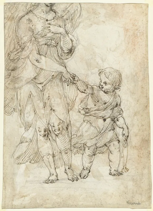 Tobias en de engel Wall Art by Antonio Maria Viani - High-Resolution Digital Print