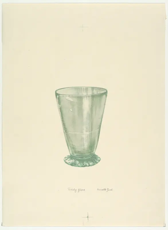 Toddy Glass Wall Art by Minnetta Good - High-Resolution Digital Print