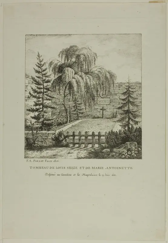 Tomb of Louis XVI Wall Art by François Alexandre Pernot - High-Resolution Digital Print