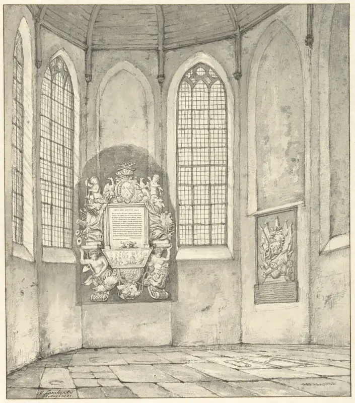 Tombe van Anthony Pieterson in de kerk te Monster Wall Art by Gerrit Lamberts - High-Resolution Digital Print