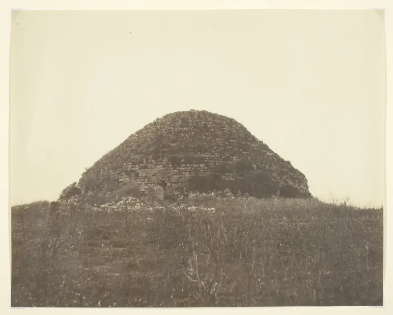 Tombeau de la chrétienne. Vue du côté nord. (Tomb of the Christian Woman. View of the North Side.) Wall Art by John Beasley Greene - High-Resolution Digital Print
