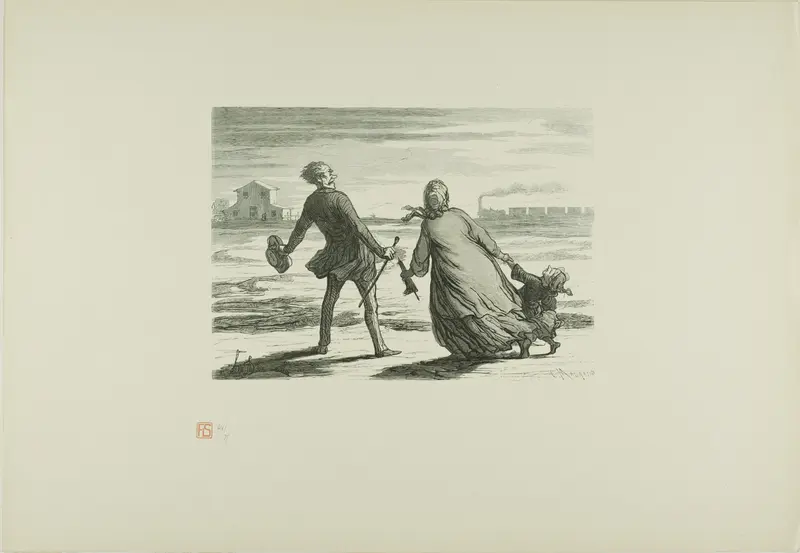 Too Late! Wall Art by Charles Maurand - High-Resolution Digital Print