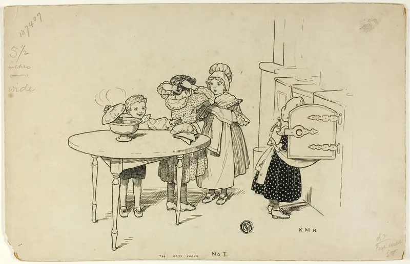 Too Many Cooks Wall Art by Katherine May Roberts - High-Resolution Digital Print
