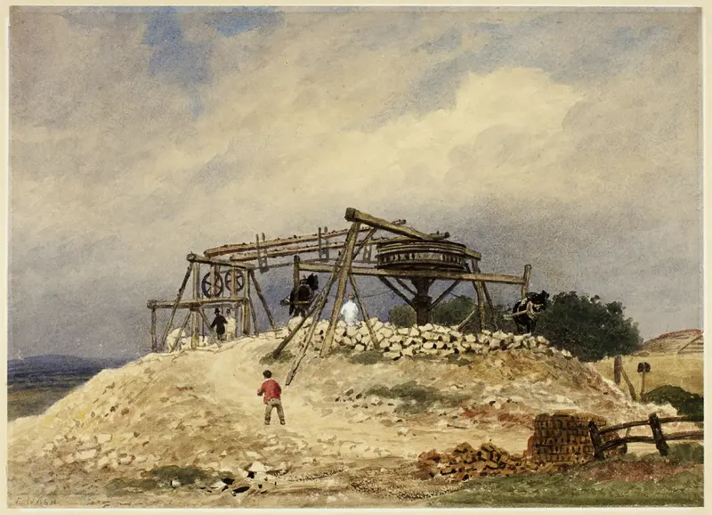 Top of Mineshaft Wall Art by Frederick Nash - High-Resolution Digital Print