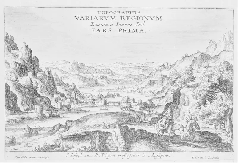 Topographia Variarum Regionum Pars Prima Wall Art by Hans Bol - High-Resolution Digital Print