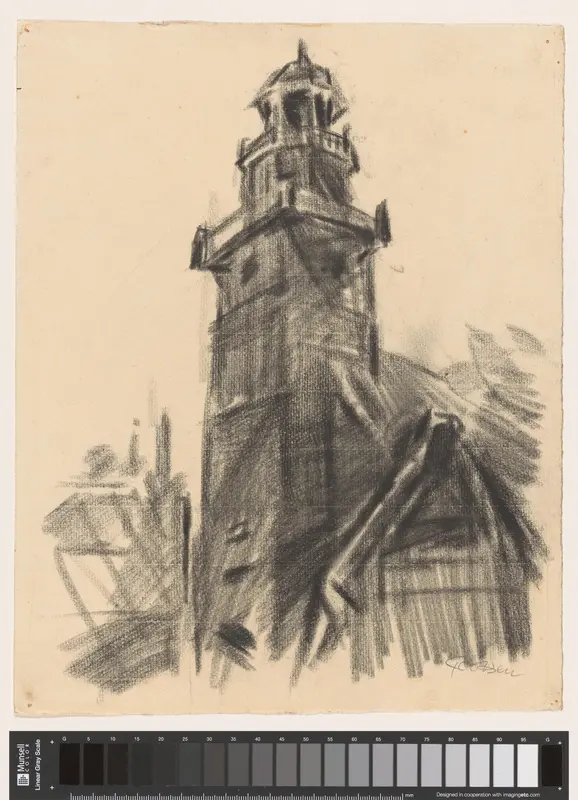 Toren van de Hervormde kerk in Lemmer Wall Art by Unknown - High-Resolution Digital Print