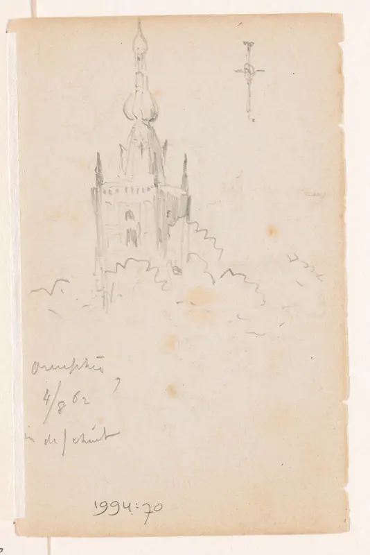 Toren van Overschie Wall Art by Johannes Tavenraat - High-Resolution Digital Print