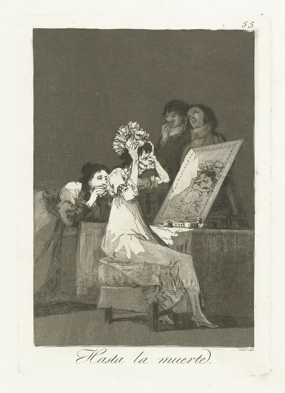 Tot aan de dood Wall Art by Francisco de Goya - High-Resolution Digital Print