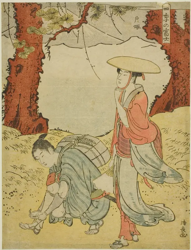 Totsuka, from the series "Mount Fuji in the Four Seasons (Shiki no Fuji)"