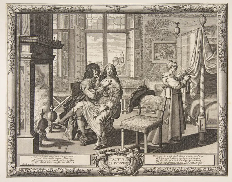 Touch (Le Toucher), from "The Five Senses" (Les Cinq Sens) Wall Art by Abraham Bosse - High-Resolution Digital Print