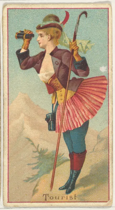 Tourist, from the Occupations of Women series (N502) for Frishmuth's Tobacco Company Wall Art by Frishmuth's Tobacco Company - High-Resolution Digital Print