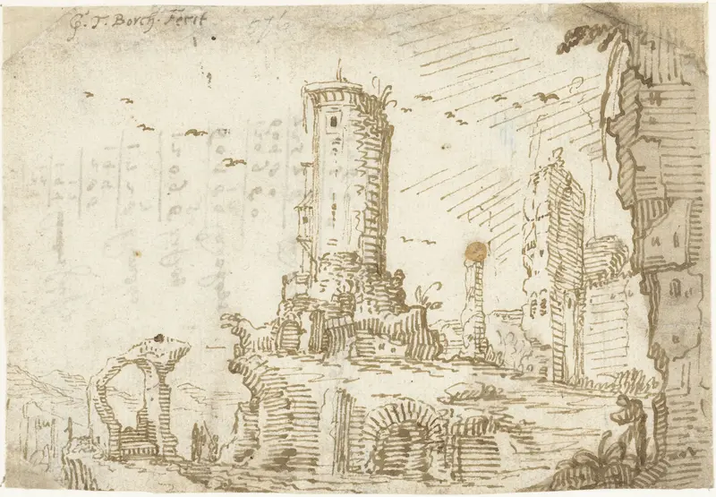 Towers among ruins Wall Art by Unknown - High-Resolution Digital Print