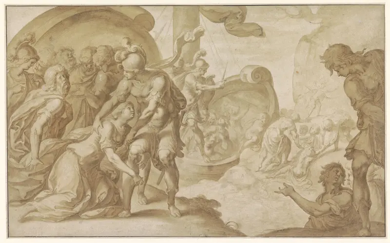 Trachin en Chariclea Wall Art by Ambroise Dubois - High-Resolution Digital Print
