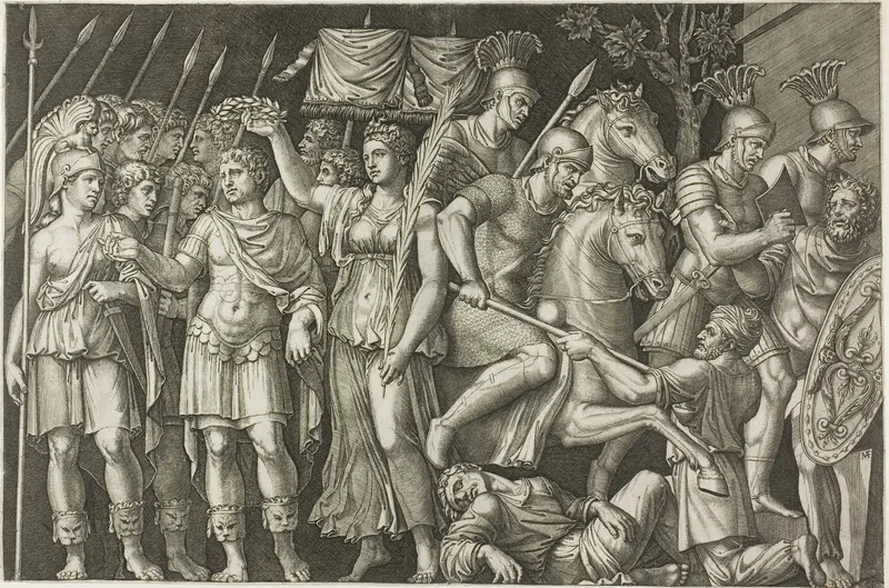 Trajan Crowned by Victory