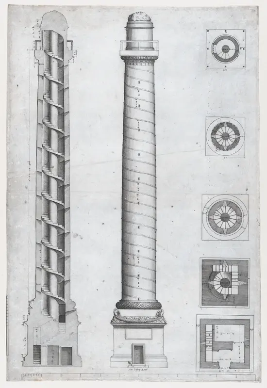 Trajan's Column Wall Art by Anonymous - High-Resolution Digital Print