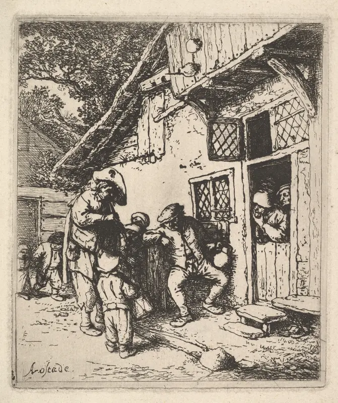 Traveling Musicians Wall Art by Adriaen van Ostade - High-Resolution Digital Print