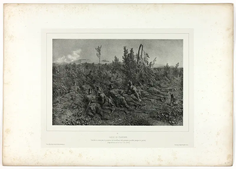 Trench guard, from Souvenirs d’Italie: Expédition de Rome