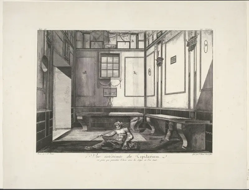 Trepidarium in Pompeï Wall Art by Unknown - High-Resolution Digital Print