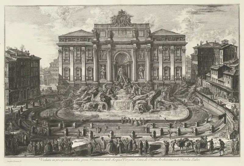 Trevifontein te Rome Wall Art by Unknown - High-Resolution Digital Print