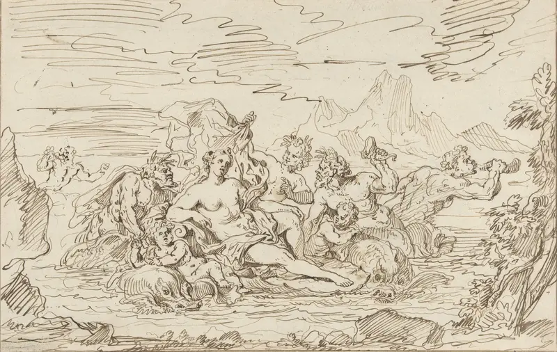 Triomf van Amphitrite Wall Art by Unknown - High-Resolution Digital Print