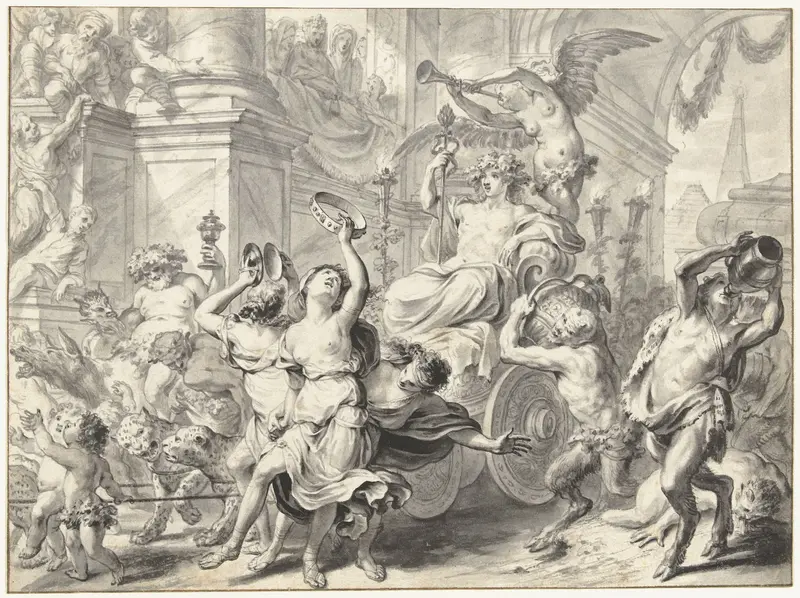 Triomf van Bacchus Wall Art by Godfried Maes - High-Resolution Digital Print
