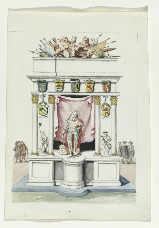 Triomfpoort van prins Maurits Wall Art by anonymous - High-Resolution Digital Print