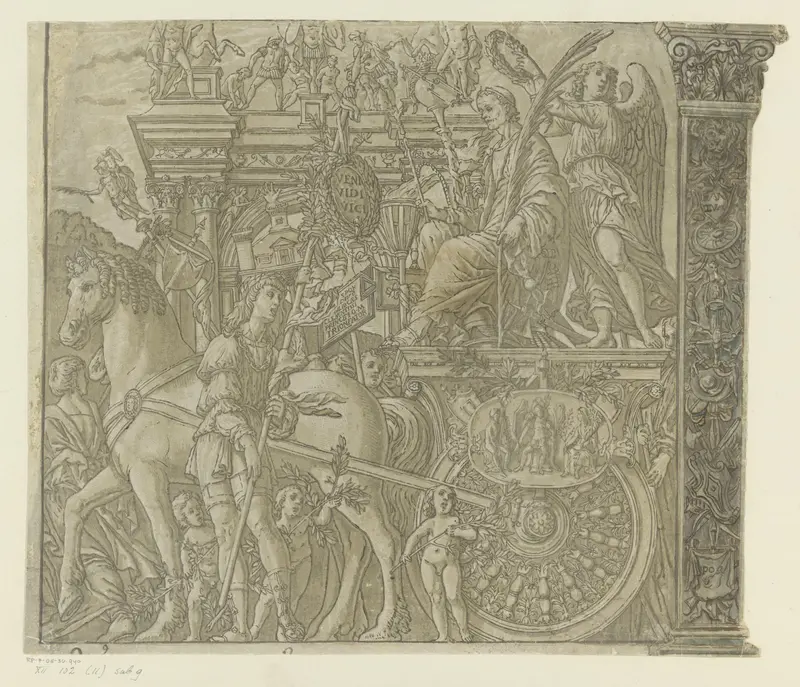 Triomftocht van Julius Caesar Wall Art by Andrea Andreani - High-Resolution Digital Print