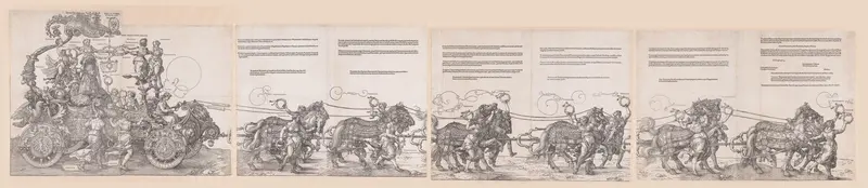 Triomfwagen van keizer Maximiliaan I Wall Art by Albrecht Dürer - High-Resolution Digital Print