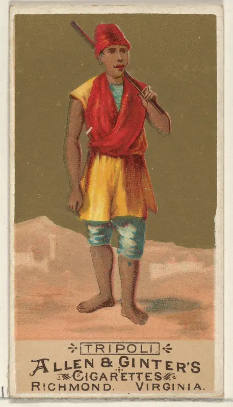 Tripoli, from the Natives in Costume series (N16) for Allen & Ginter Cigarettes Brands Wall Art by Allen & Ginter - High-Resolution Digital Print