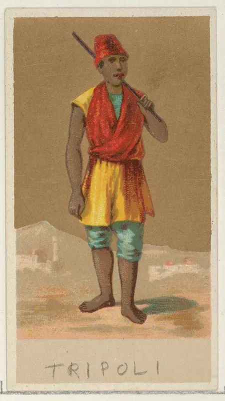 Tripoli, from the Natives in Costume series (N16), Teofani Issue, for Allen & Ginter Cigarettes Brands Wall Art by Allen & Ginter - High-Resolution Digital Print