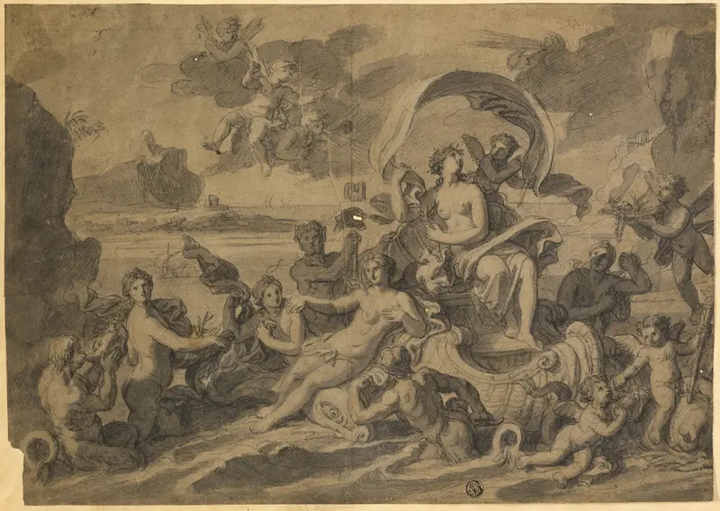 Triumph of Amphitrite Wall Art by François Verdier - High-Resolution Digital Print