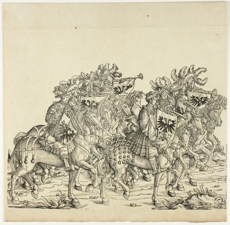 Triumph of Maximilian Wall Art by Hans Burgkmair, the elder - High-Resolution Digital Print