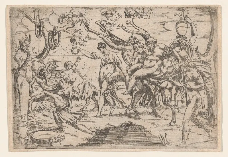 Triumph of Silenus Wall Art by Pierre Biard II - High-Resolution Digital Print