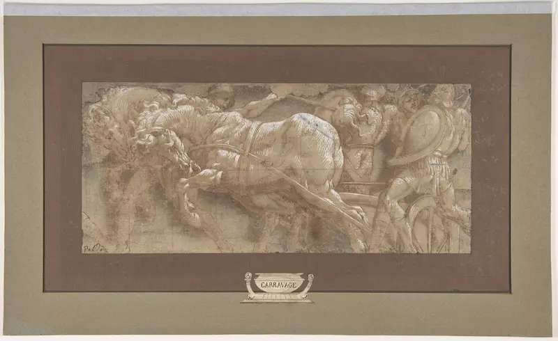 Triumphal Scene Wall Art by Lelio Orsi (called Lelio da Novellara) - High-Resolution Digital Print