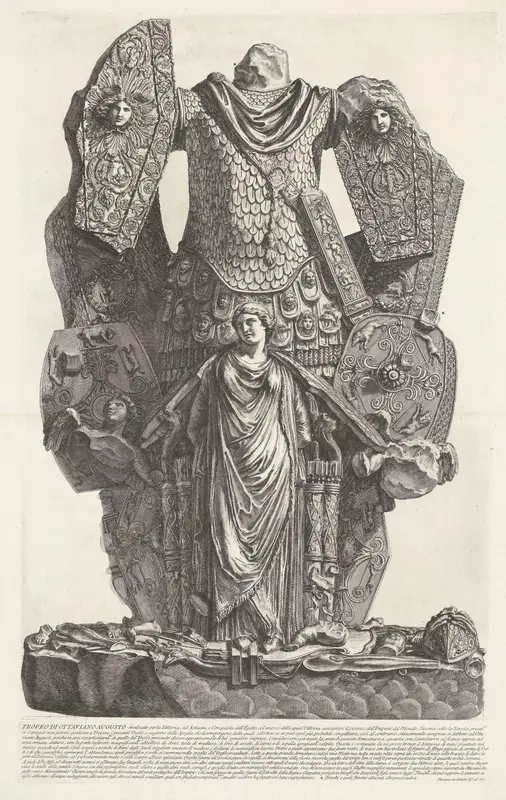 Trofee van Octavianus Augustus Wall Art by Unknown - High-Resolution Digital Print