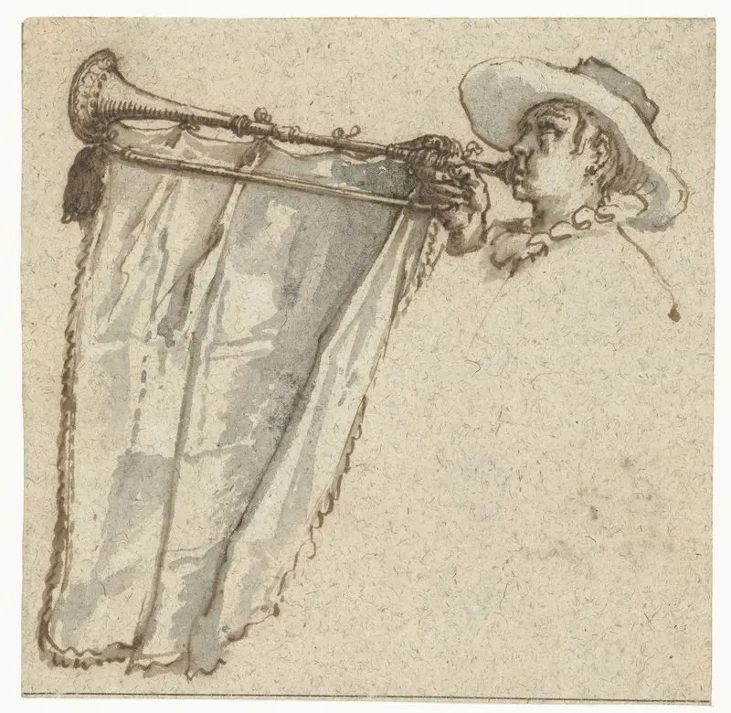 Trompetter Wall Art by Jacques de Gheyn (II) - High-Resolution Digital Print