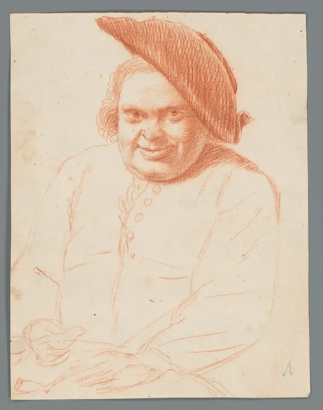 Tronie van een man met hoed Wall Art by Unknown - High-Resolution Digital Print