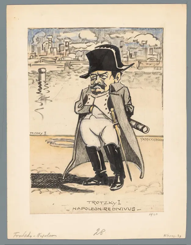 Trotski als Napoleon, 1920 Wall Art by Unknown - High-Resolution Digital Print