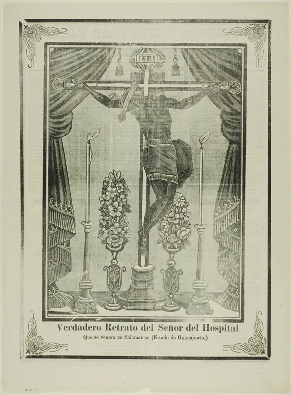 True Portrait of Our Lord of the Hospital Wall Art by José Guadalupe Posada - High-Resolution Digital Print