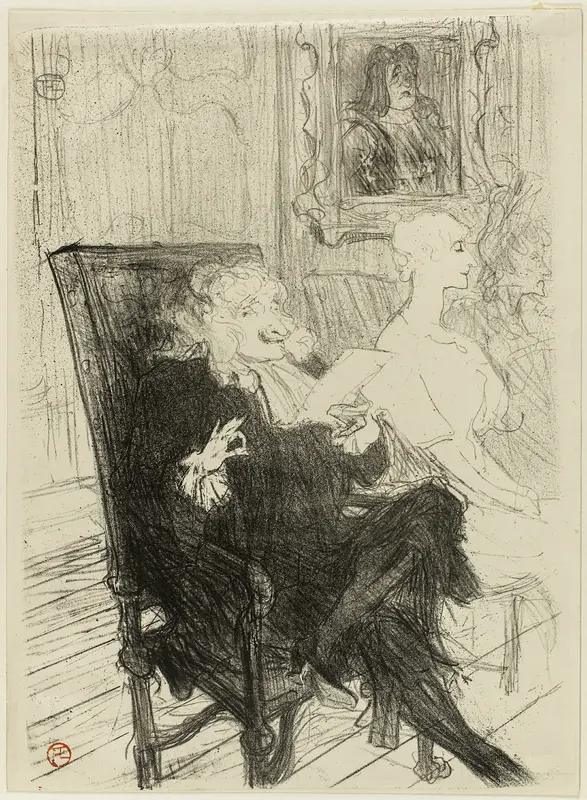 Truffier and Moreno, in Les Femmes Savantes
