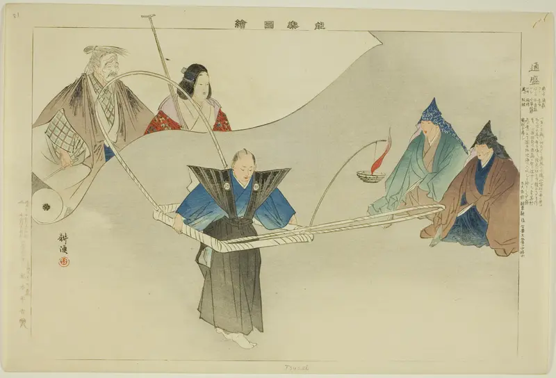 Tsusei, from the series "Pictures of No Performances (Nogaku Zue)"