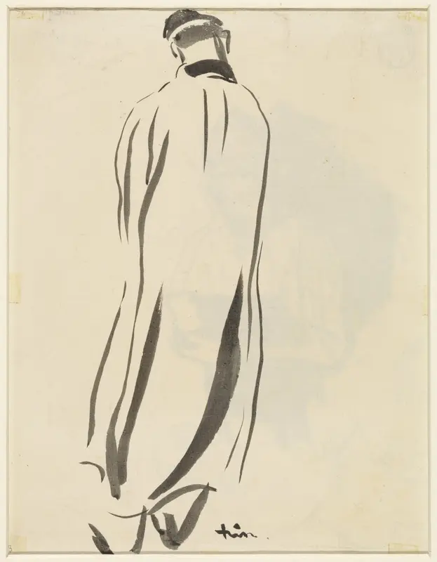 Tuinierende man, op de rug gezien Wall Art by Rik Wouters - High-Resolution Digital Print