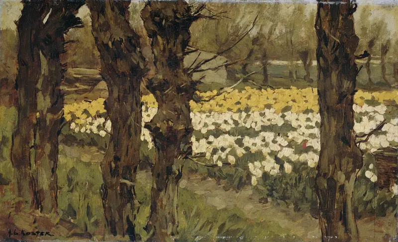 Tulip Fields Wall Art by Unknown - High-Resolution Digital Print