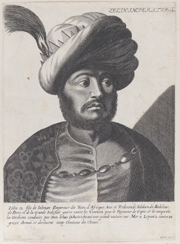 Turkish Emperor Selim II Wall Art by Anonymous - High-Resolution Digital Print