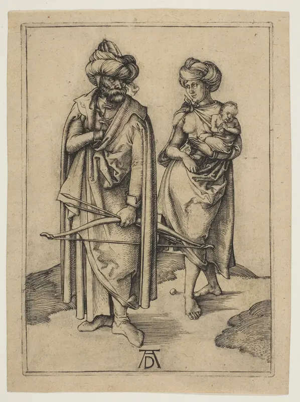 Turkish Family Wall Art by Albrecht Dürer - High-Resolution Digital Print