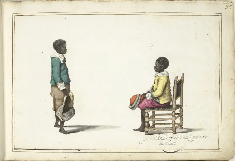Twee Afrikaanse jongetjes Wall Art by Unknown - High-Resolution Digital Print