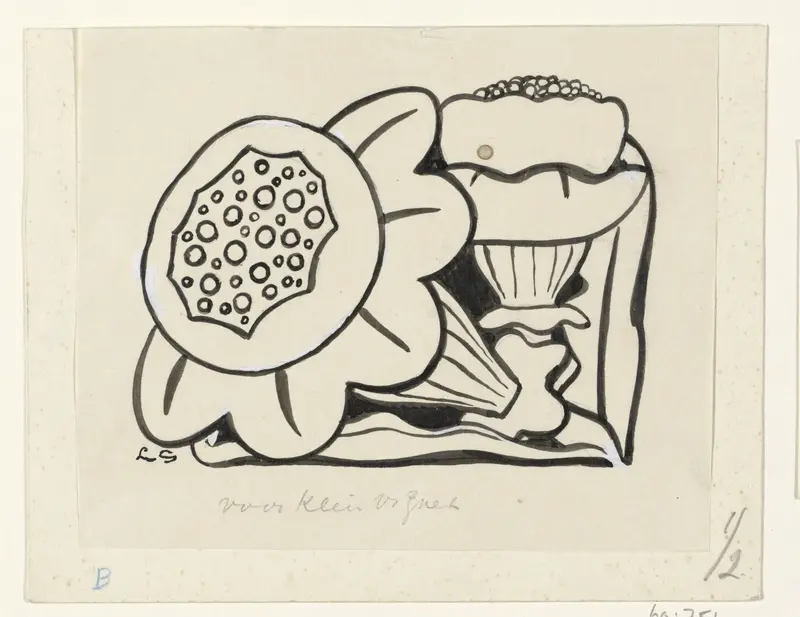Twee bloemen Wall Art by Unknown - High-Resolution Digital Print