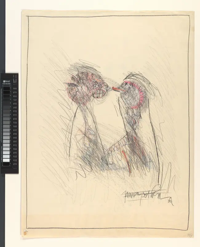 Twee figuren Wall Art by Unknown - High-Resolution Digital Print