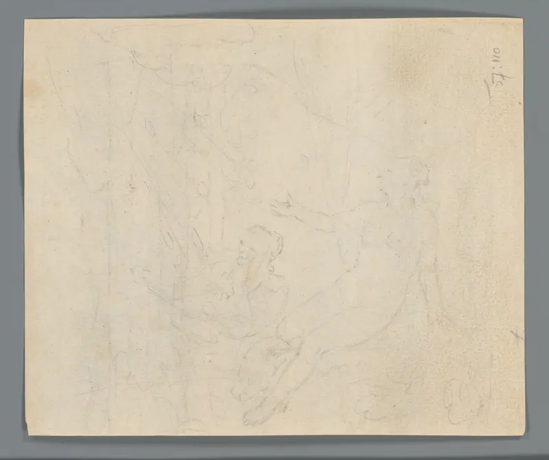 Twee figuren Wall Art by Matthijs Balen (1684-1766) - High-Resolution Digital Print